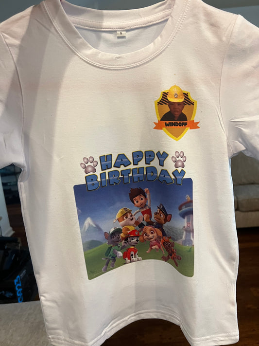 Customized Birthday T-shirt